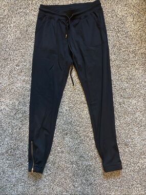 Women’s Black Jogger Pants with Drawstring Waist